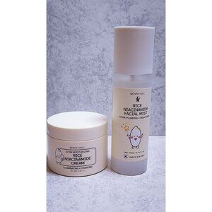 BONNYHILL Rice Niacinamide Duo | Cream + Mist | Hydrating & Brightening